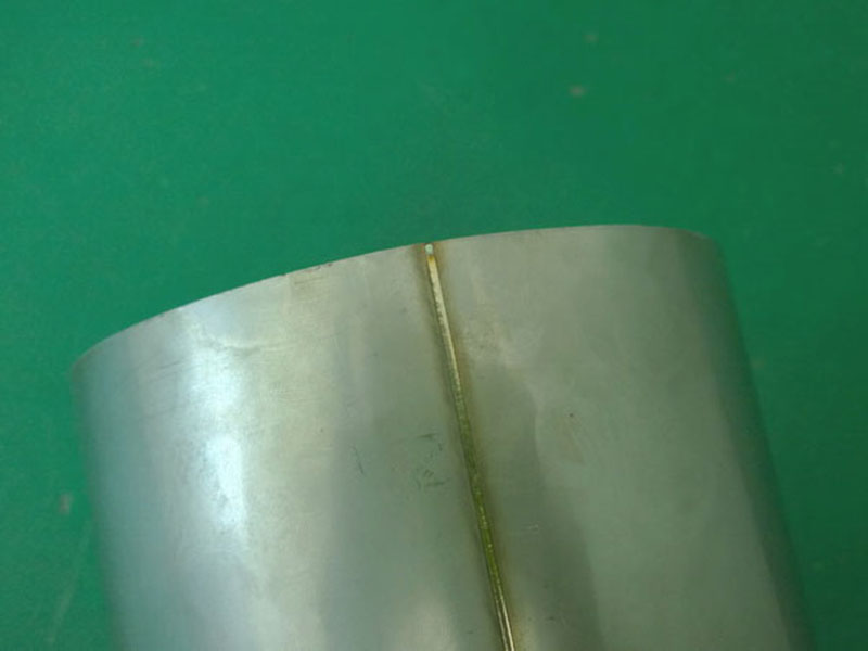 不锈钢直缝激光焊接样品